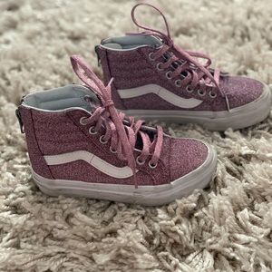 Pink Sparkle Vans